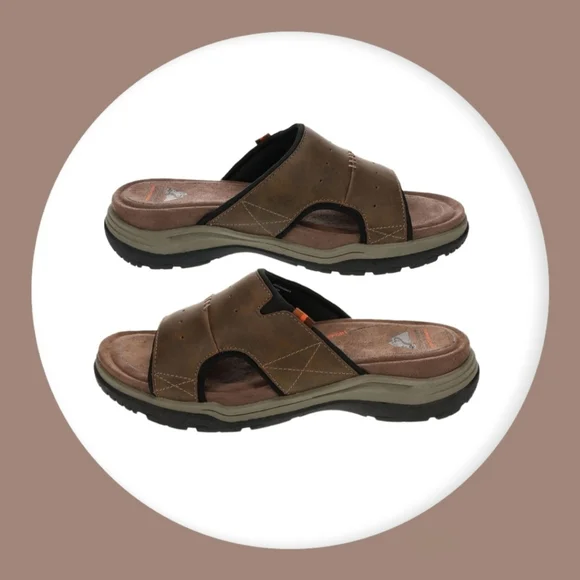 Ozark Trail Tan Men\'s Suede Leather Sandals Size 13 New! Ozark Trail | Shoes | Ozark Trail Sz 3 Outdoor Hiking Tan  main image 3